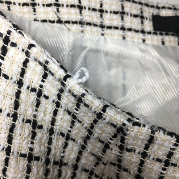 Cute White Black Cream Dalia Skirt sz 8 - Picture 6 of 6